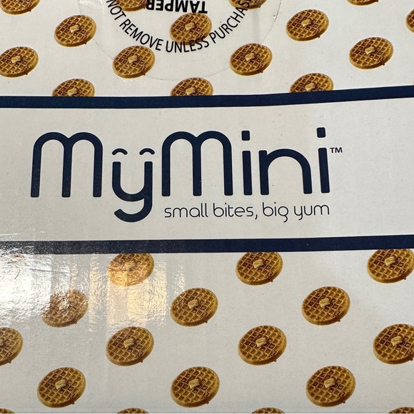 Individual Red Santa Waffle Maker Non-Stick, 5” Plate - Picture 3 of 4